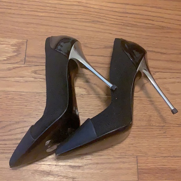 Proenza Schouler two tone black pumps with silver heel.  Worn once size 36 - Picture 5 of 5